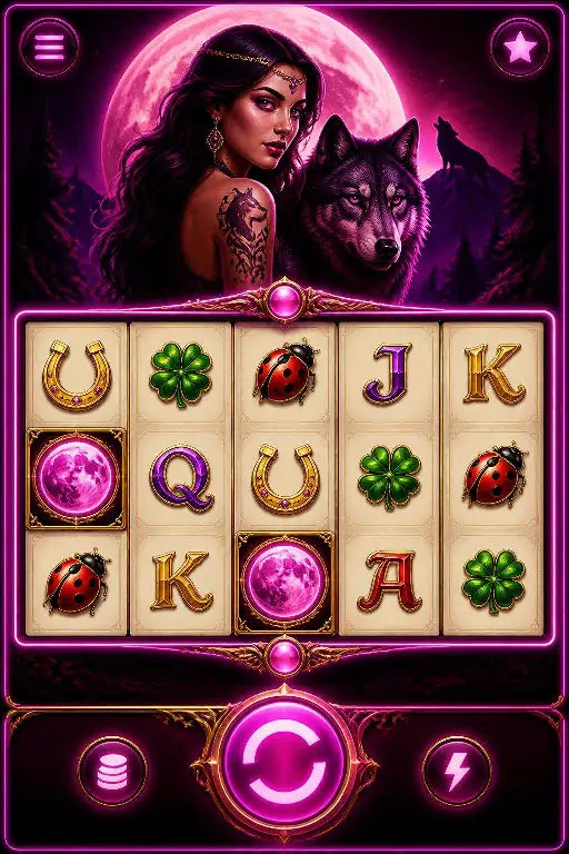 LadyWolfMoonMegaways — скриншот 1